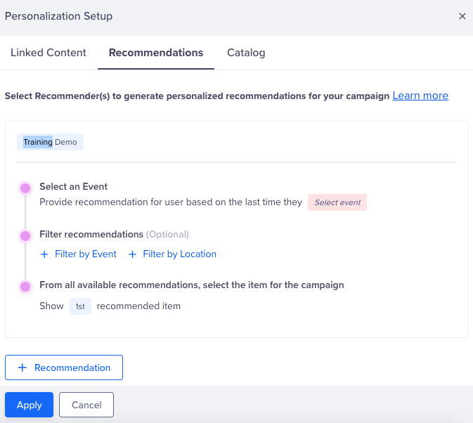 Recommendations in Webhooks 673
