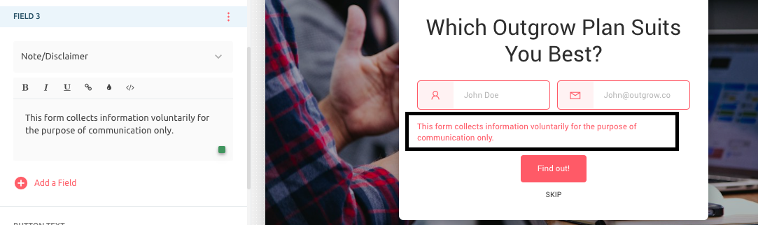 Lead Gen Form